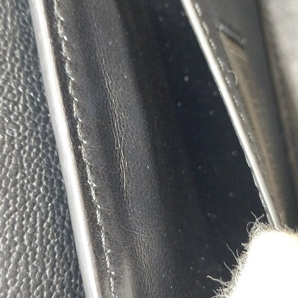 Authentic VERSACE Shoulder Bag Black Leather mn780-121325 - Picture 16 of 16